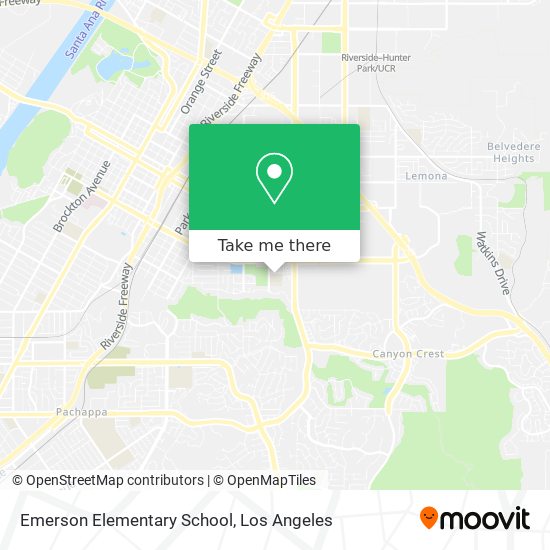 Mapa de Emerson Elementary School