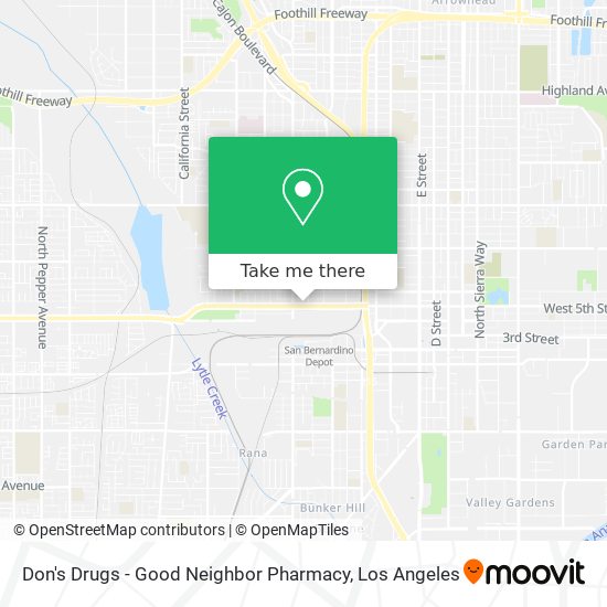 Don's Drugs - Good Neighbor Pharmacy map