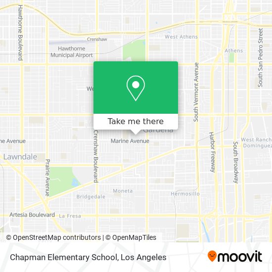 Mapa de Chapman Elementary School