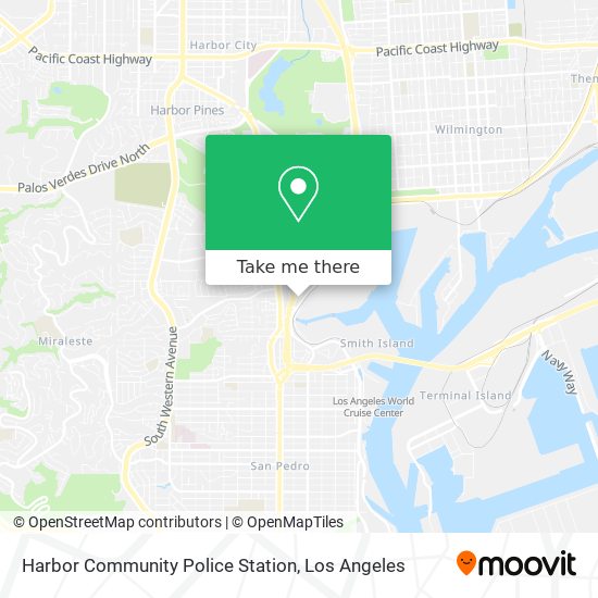 Harbor Community Police Station map