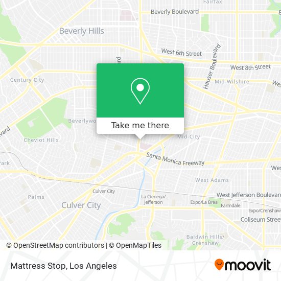 Mattress Stop map