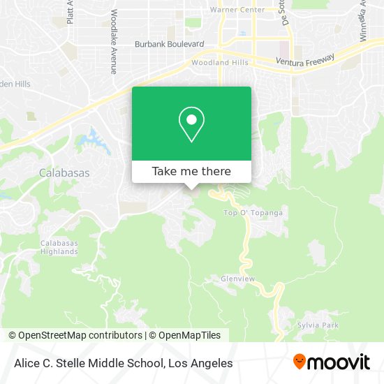 Alice C. Stelle Middle School map