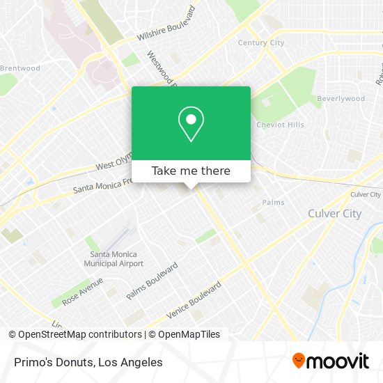 Primo's Donuts map