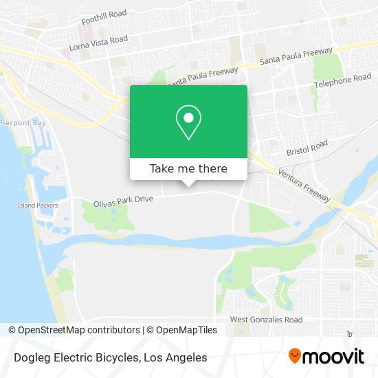 Dogleg Electric Bicycles map
