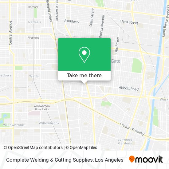 Mapa de Complete Welding & Cutting Supplies