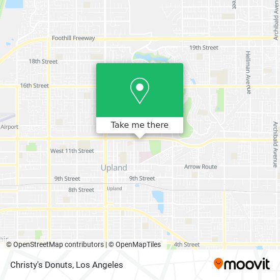 Christy's Donuts map
