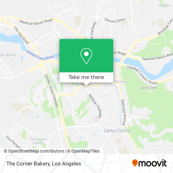 The Corner Bakery map