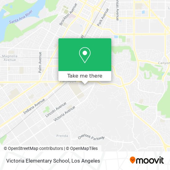 Mapa de Victoria Elementary School