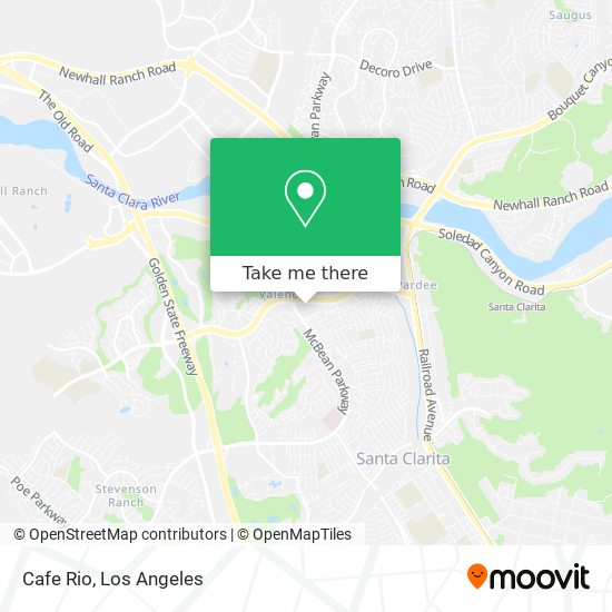 Cafe Rio map