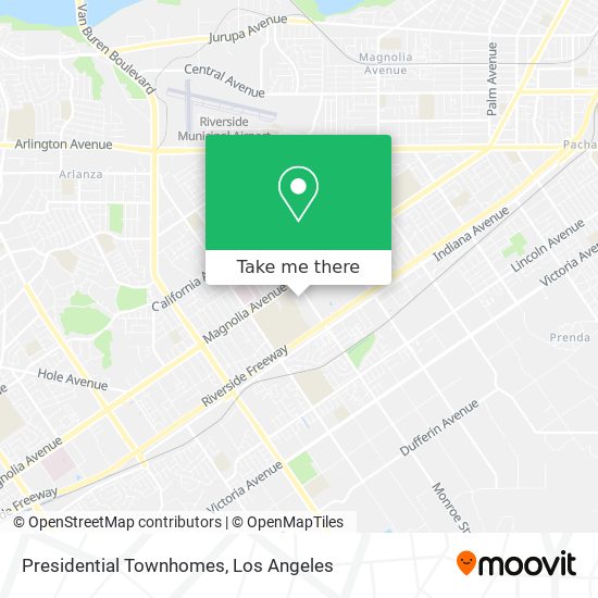 Presidential Townhomes map