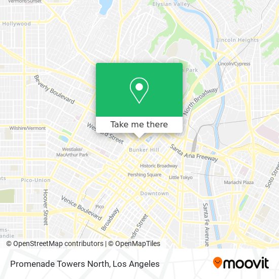 Mapa de Promenade Towers North