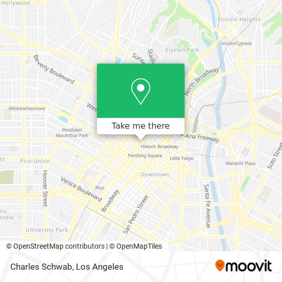 Charles Schwab map