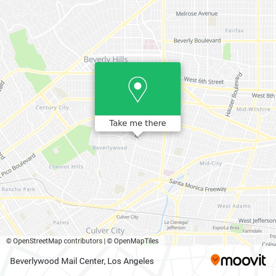 Beverlywood Mail Center map