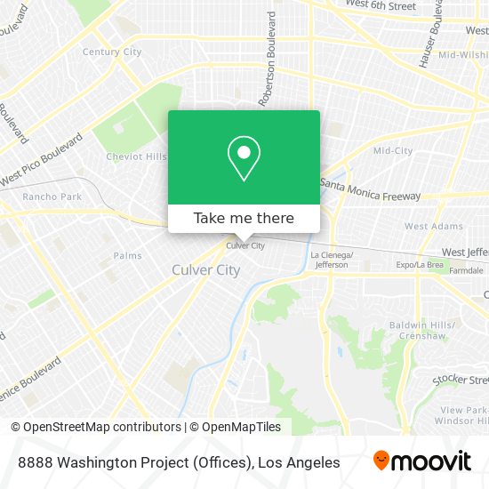 8888 Washington Project (Offices) map