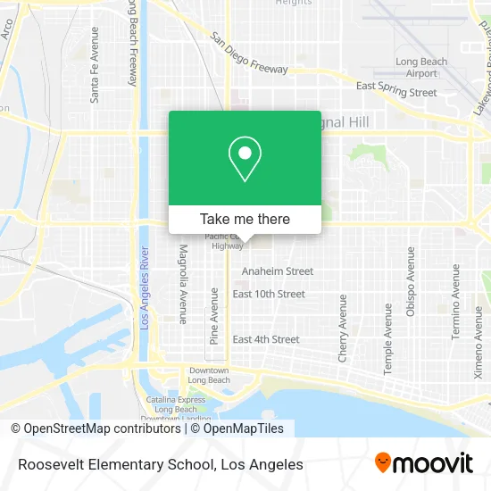 Roosevelt Elementary School map