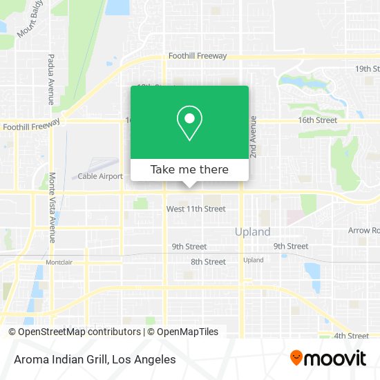 Aroma Indian Grill map
