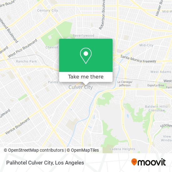 Mapa de Palihotel Culver City