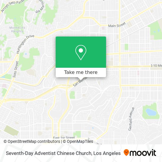 Seventh-Day Adventist Chinese Church map