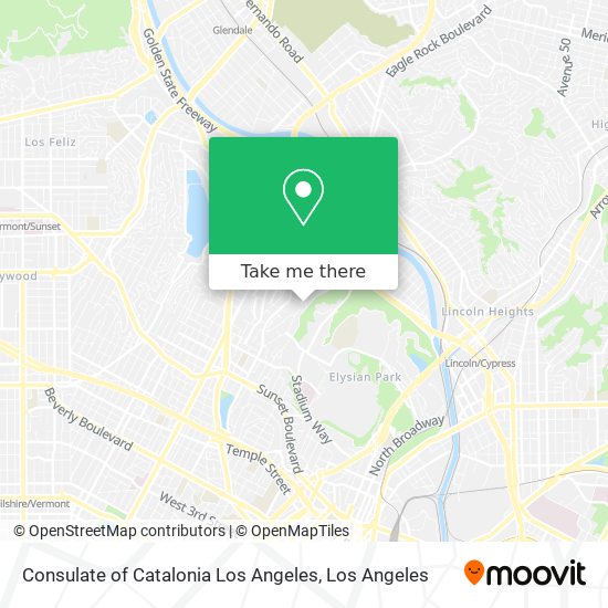 Mapa de Consulate of Catalonia Los Angeles