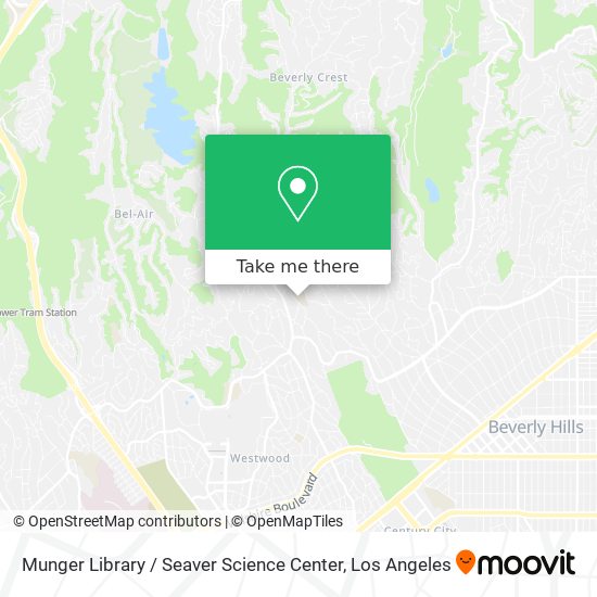 Munger Library / Seaver Science Center map