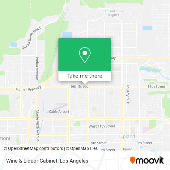 Wine & Liquor Cabinet map