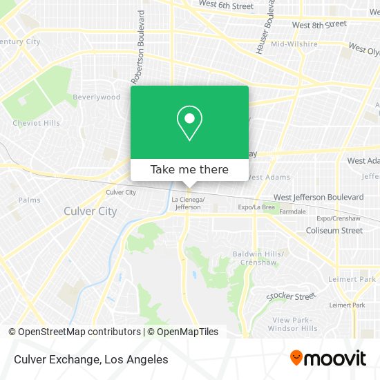 Culver Exchange map