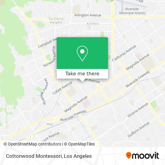 Mapa de Cottonwood Montessori