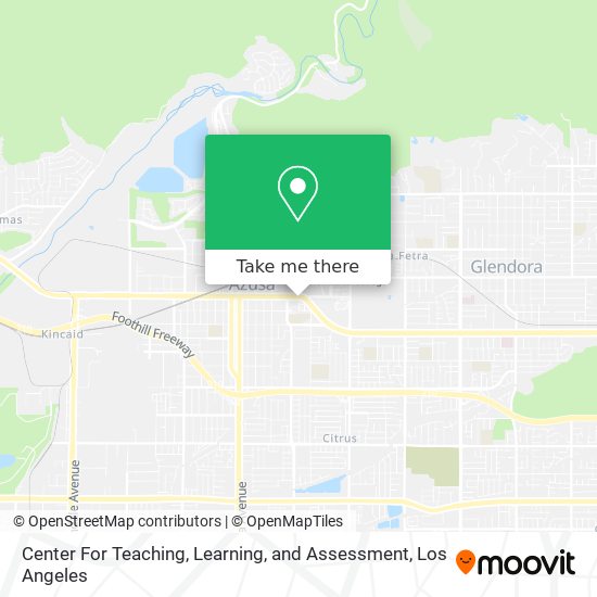 Mapa de Center For Teaching, Learning, and Assessment