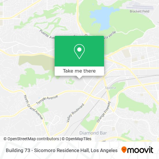 Mapa de Building 73 - Sicomoro Residence Hall