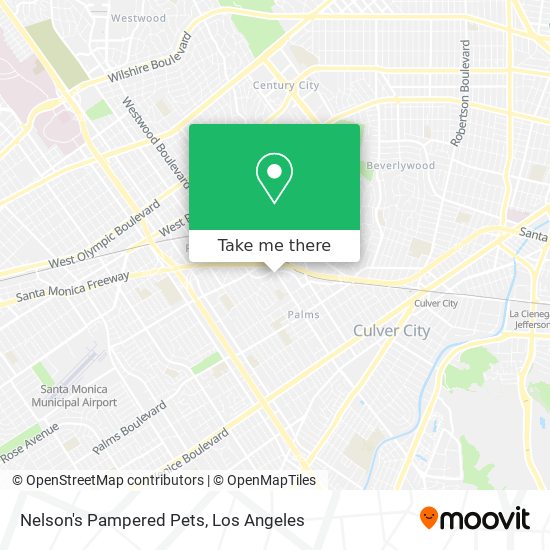 Nelson's Pampered Pets map