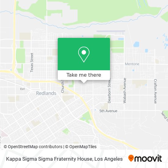 Kappa Sigma Sigma Fraternity House map