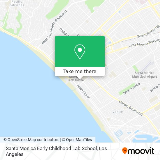 Santa Monica Early Childhood Lab School map