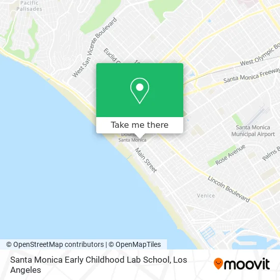 Santa Monica Early Childhood Lab School map