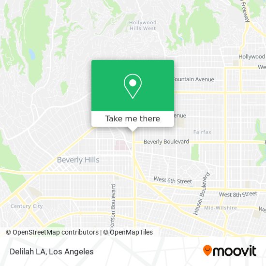 Mapa de Delilah LA