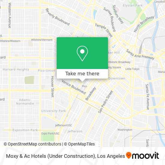 Mapa de Moxy & Ac Hotels (Under Construction)