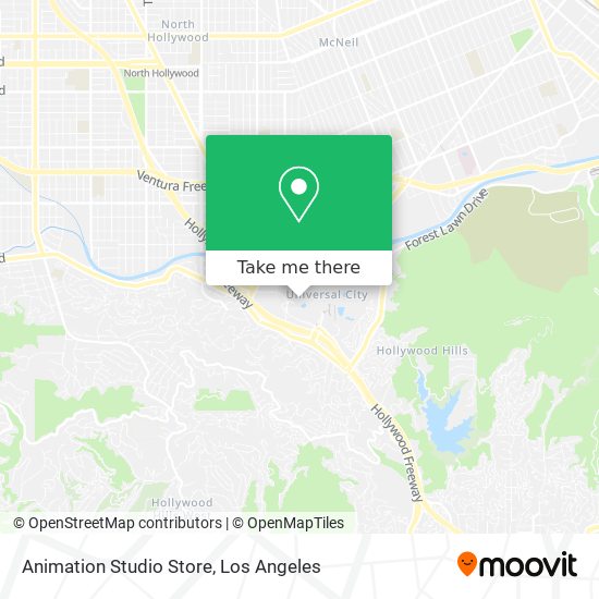 Animation Studio Store map