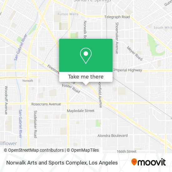 Mapa de Norwalk Arts and Sports Complex