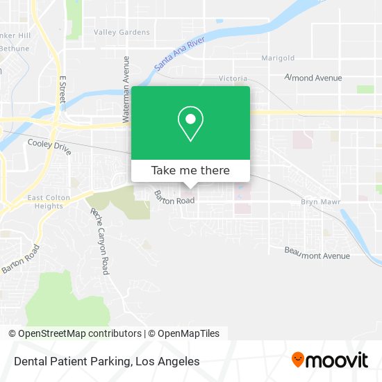 Dental Patient Parking map