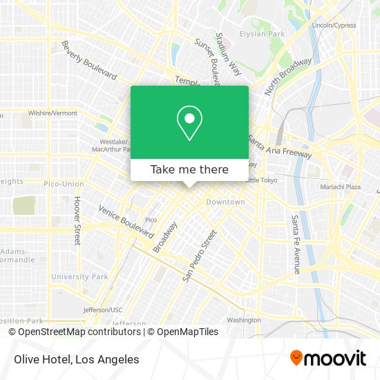 Olive Hotel map