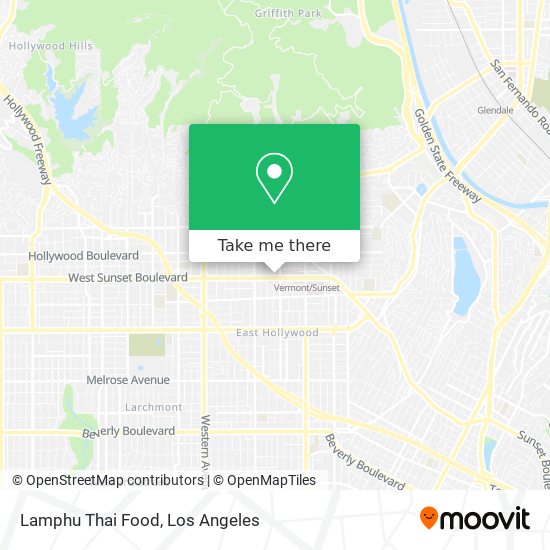 Lamphu Thai Food map