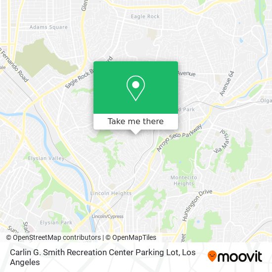 Carlin G. Smith Recreation Center Parking Lot map