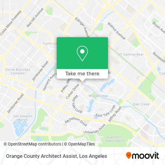 Mapa de Orange County Architect Assist