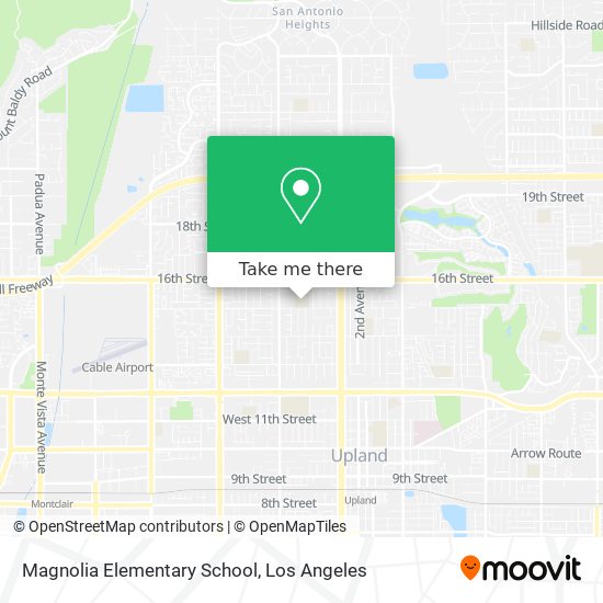 Mapa de Magnolia Elementary School