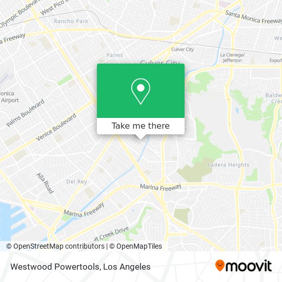 Mapa de Westwood Powertools