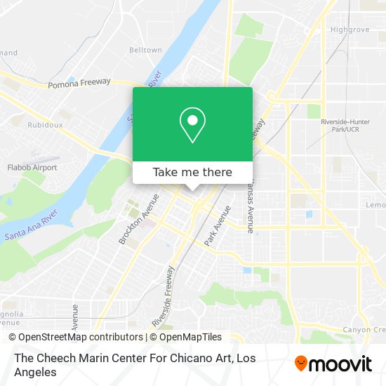 The Cheech Marin Center For Chicano Art map