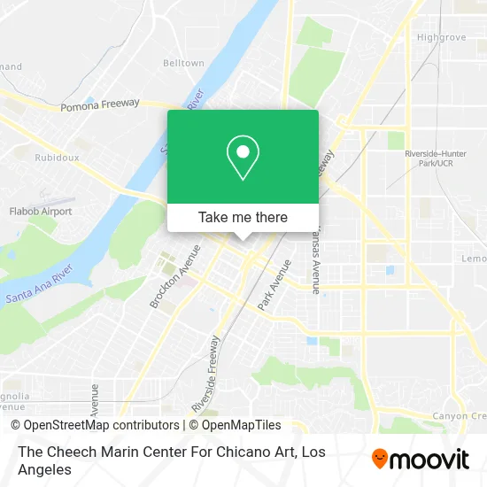The Cheech Marin Center For Chicano Art map