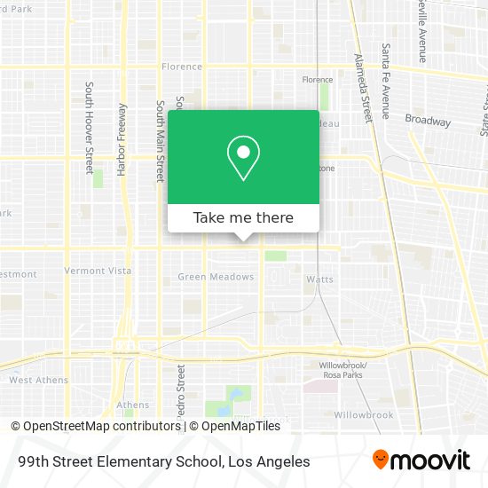 Mapa de 99th Street Elementary School