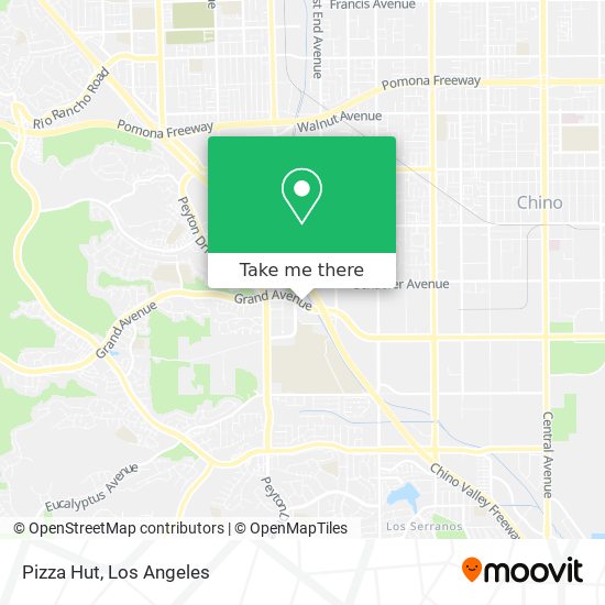 Pizza Hut map