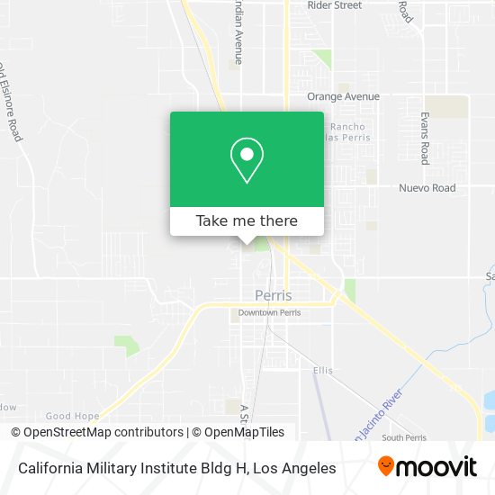 California Military Institute Bldg H map