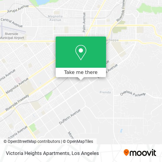 Mapa de Victoria Heights Apartments